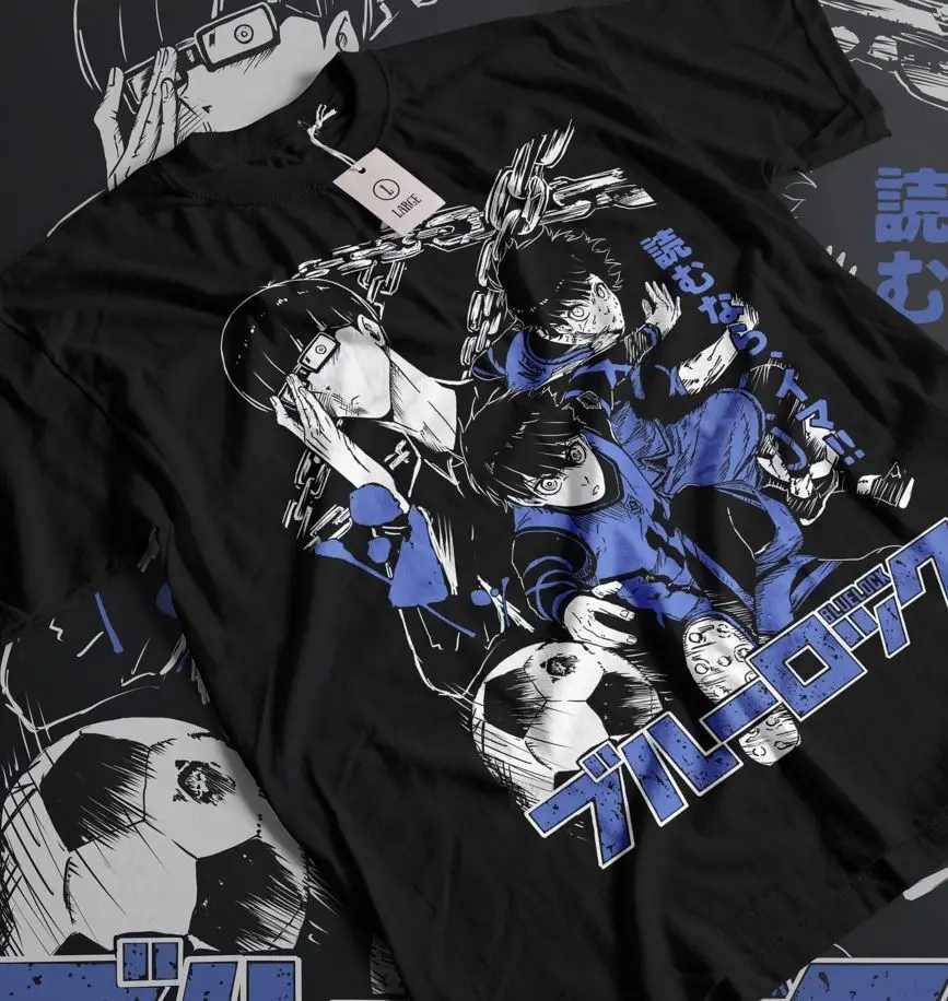 Blue lock T-shirt Kunigami Rin Itoshi Barou Shouei Meguru Bachira Shirt All Size