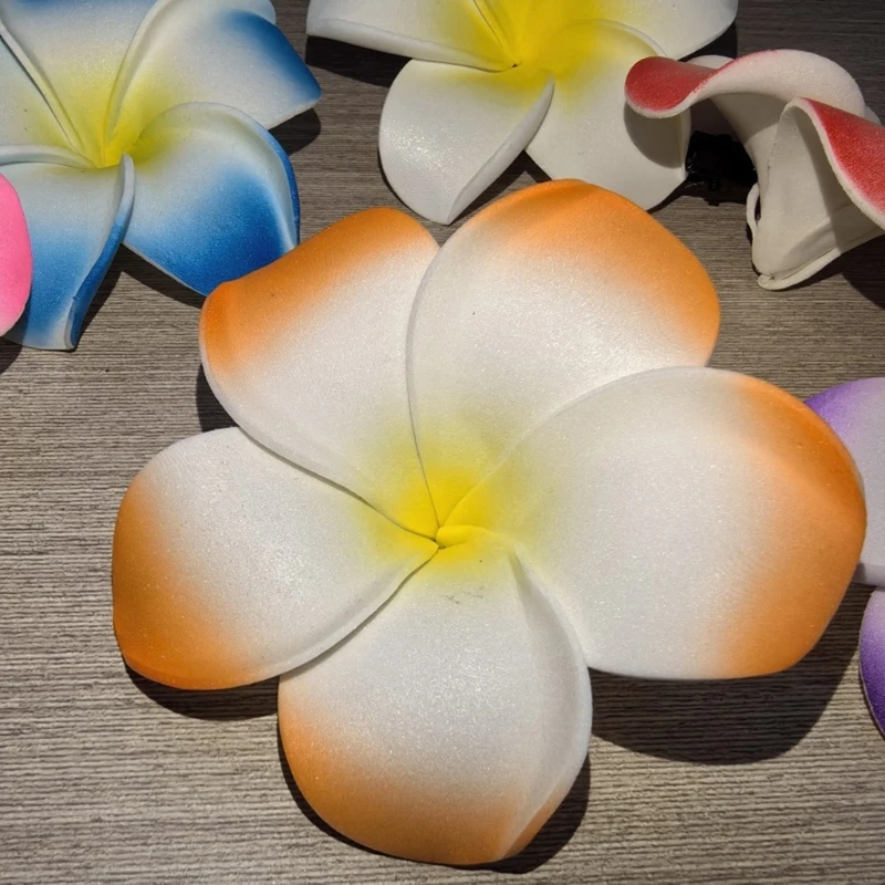 Sturdy Fashion Hair Clip Accessory Trendy Eggs Flower Hair Fastener Unique Hair Barrettes for Daily Wear Parties 066C