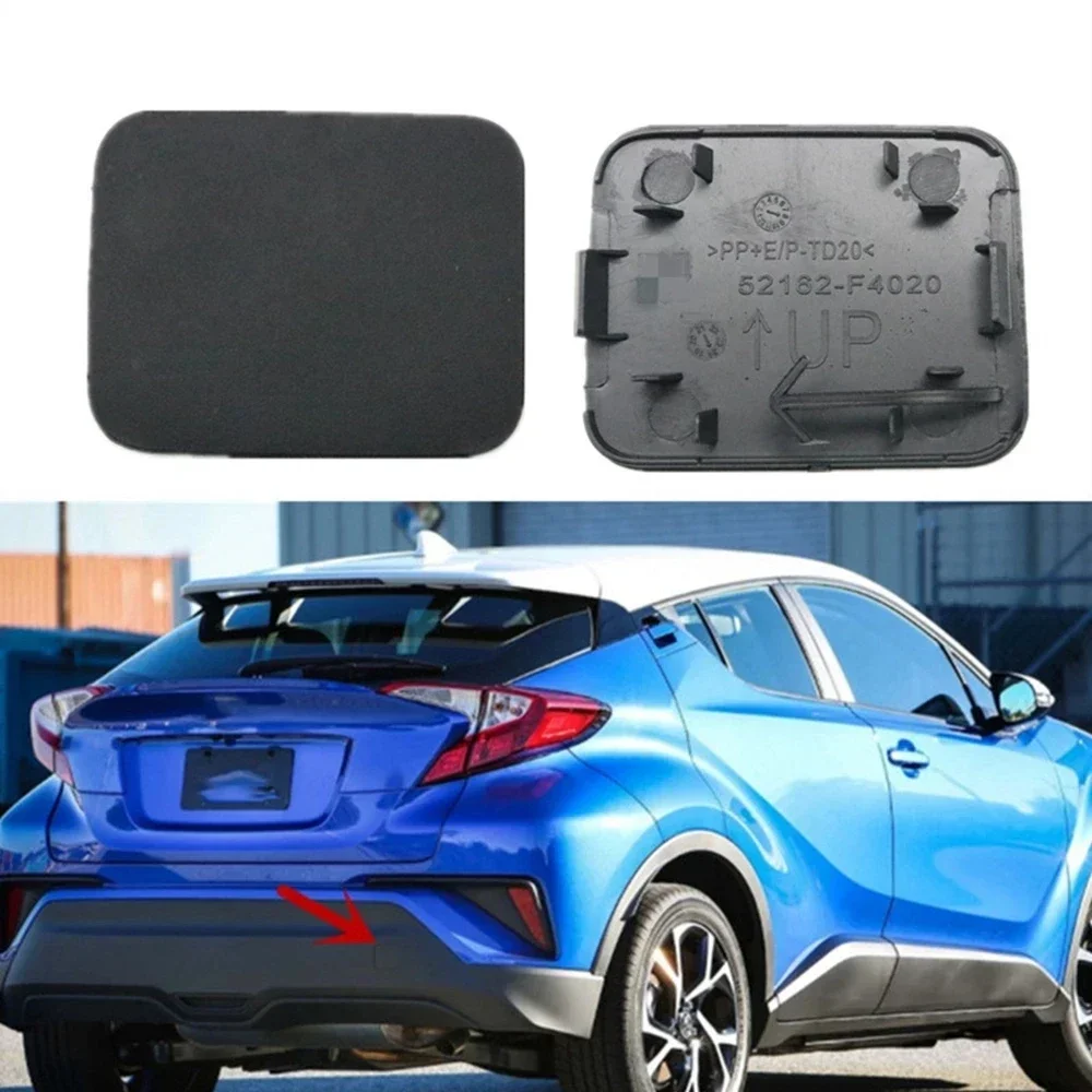 1Pcs Car Rear Bumper Tow Hook Cover Cap for Toyota C-HR 2016-2021 Rear Towing Hook Cover