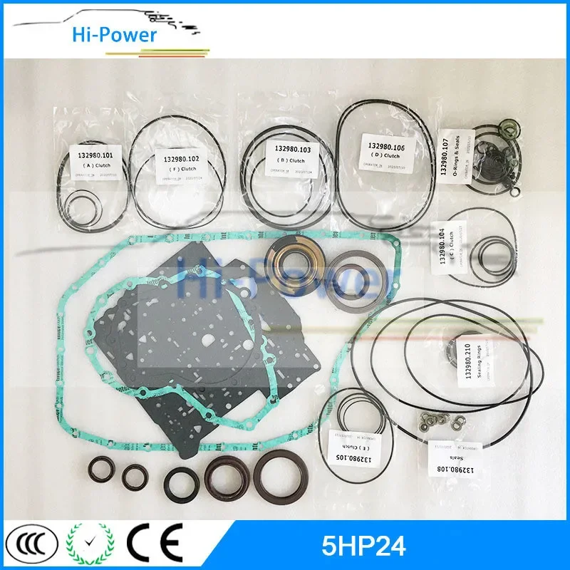 

Новинка 5HP24 комплект для ремонта сцепления автоматической коробки передач прокладка масляные уплотнительные кольца для BMW Audi Набор для ремонта коробки передач