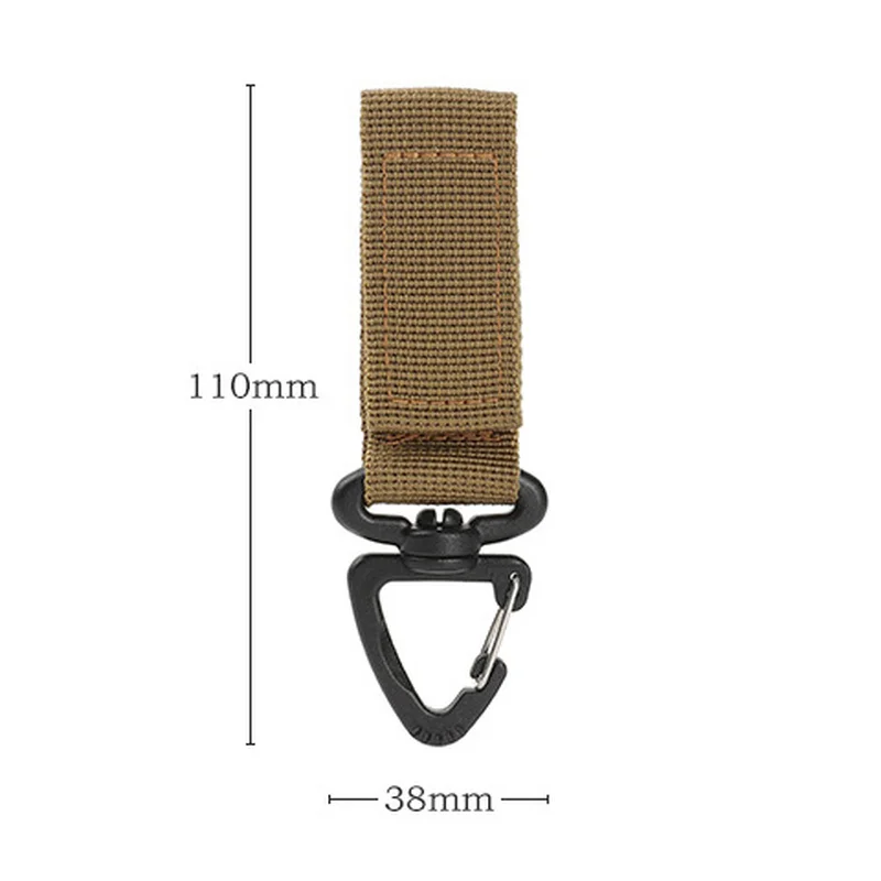 Mosquetón Molle de nailon para mochila táctica y escalada - imagen 3