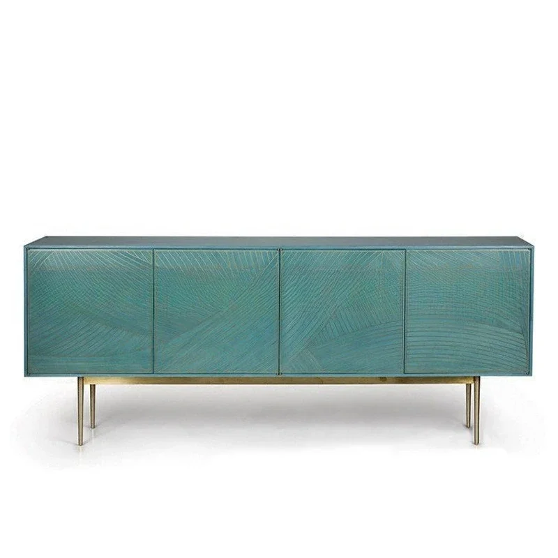 

Light luxury post-modern solid wood, porch cabinet, foyer fashion decorative cabinet, household double door locker