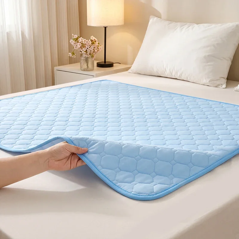 Breathable Cooling Pad Summer Cool Feeling Multifunctional Non-slip Comfortable Living Room Sofa Cooler Pad Household Floor Mat