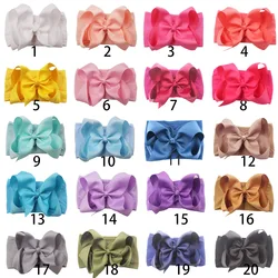 20Pcs/Lot 6 Inch Grosgrain Hair Bows With Super Soft Wide Nylon Headbands For Baby Girls For Teens Kids Toddlers Christmas Party