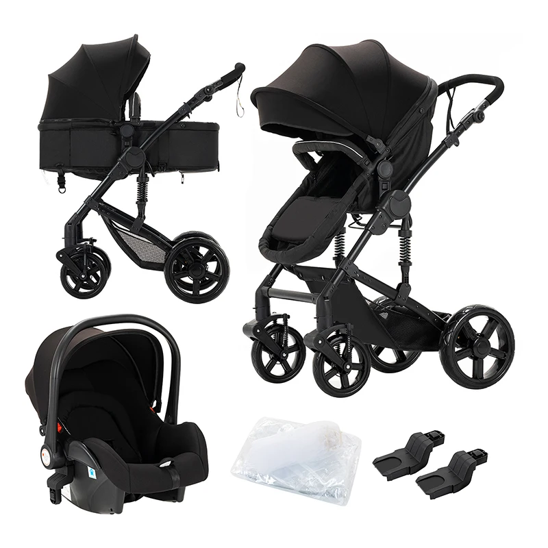 Baby Stroller Baby 3 in 1 Stroller 2024 New Fashion Travel Trolley High Landscape Baby Car Newborn Safety Carriage Baby Stroller