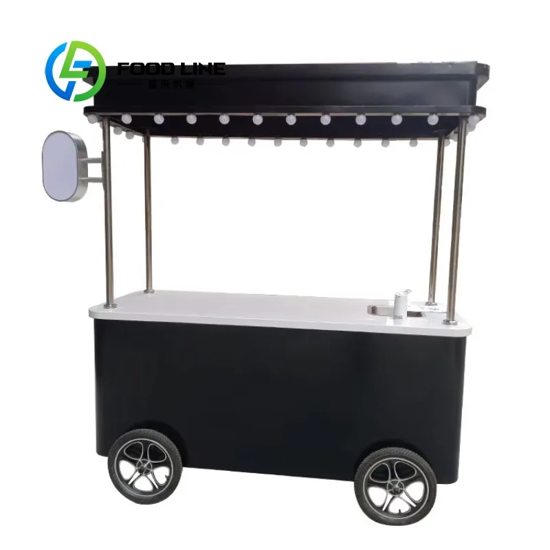 

Мобильная тележка для хот-догов и мороженого, передвижная тележка для продажи еды, тележка для джелато на заказ