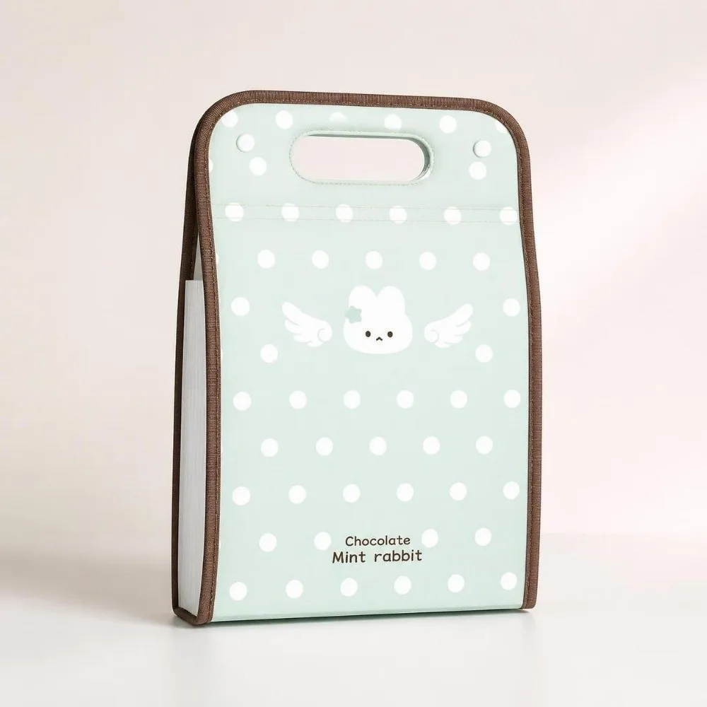 Expandable Polka Point Expanding File Folder 13 Layers Large Capacity Multi-layer Organizer Bag Waterproof Portable