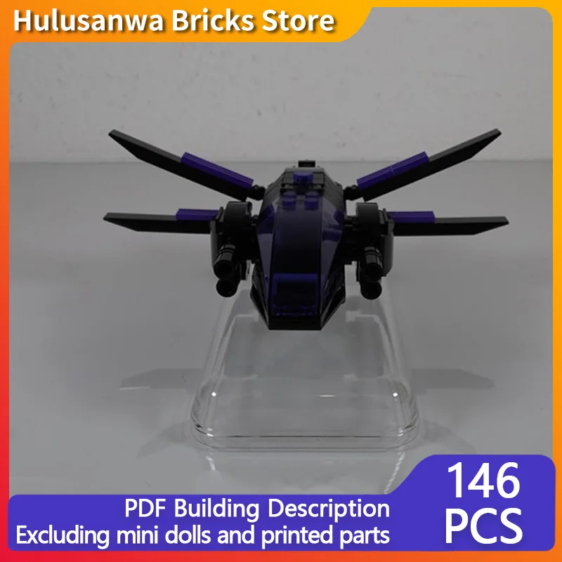 

Small Combat Spacecraft Model MOC Building Bricks War Equipment Modular Technology Gifts Holiday Assemble Children Toys Suit