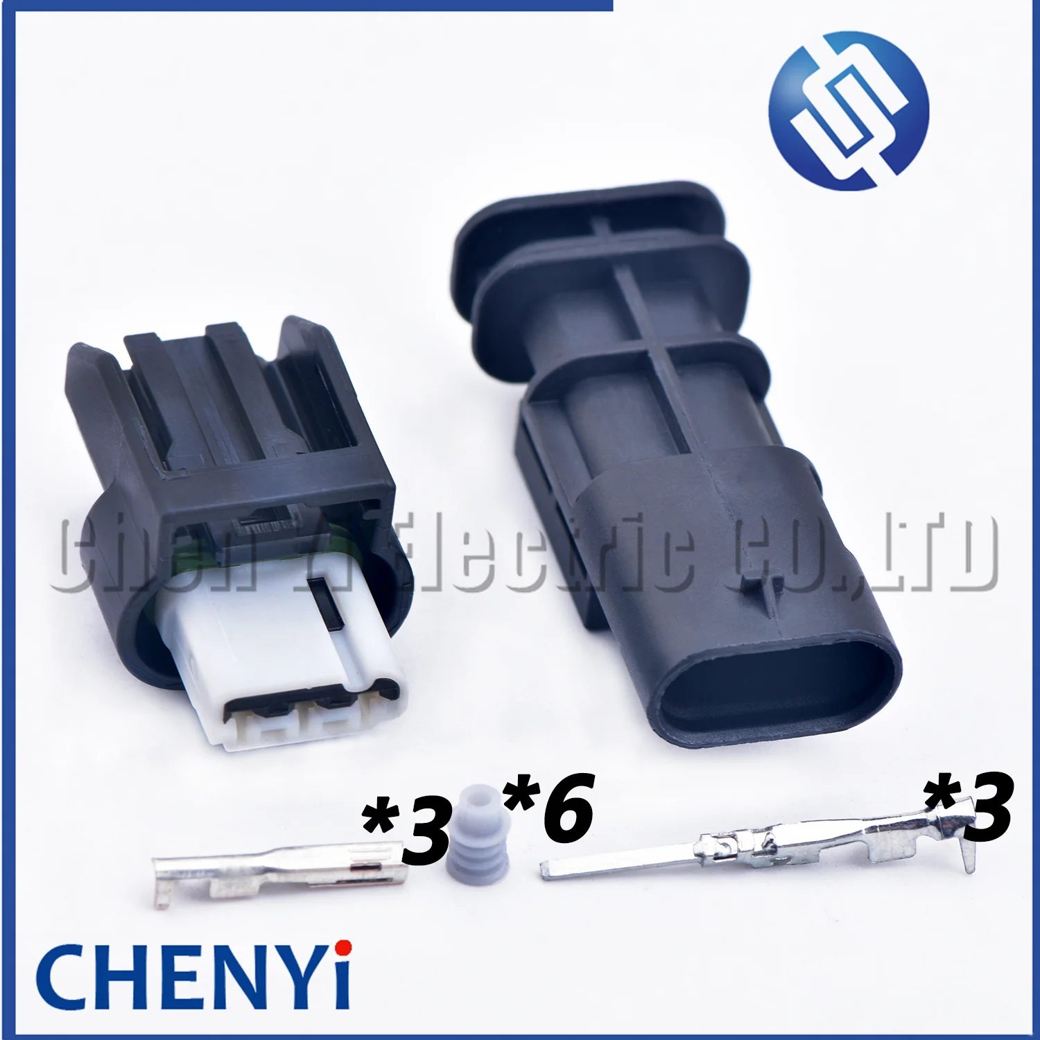 3 Pin Automotive waterproof connector Socket Exhaust pressure sensor Plug WPT-1492 6189-7675 6189-7458 For Kia Ford Ranger