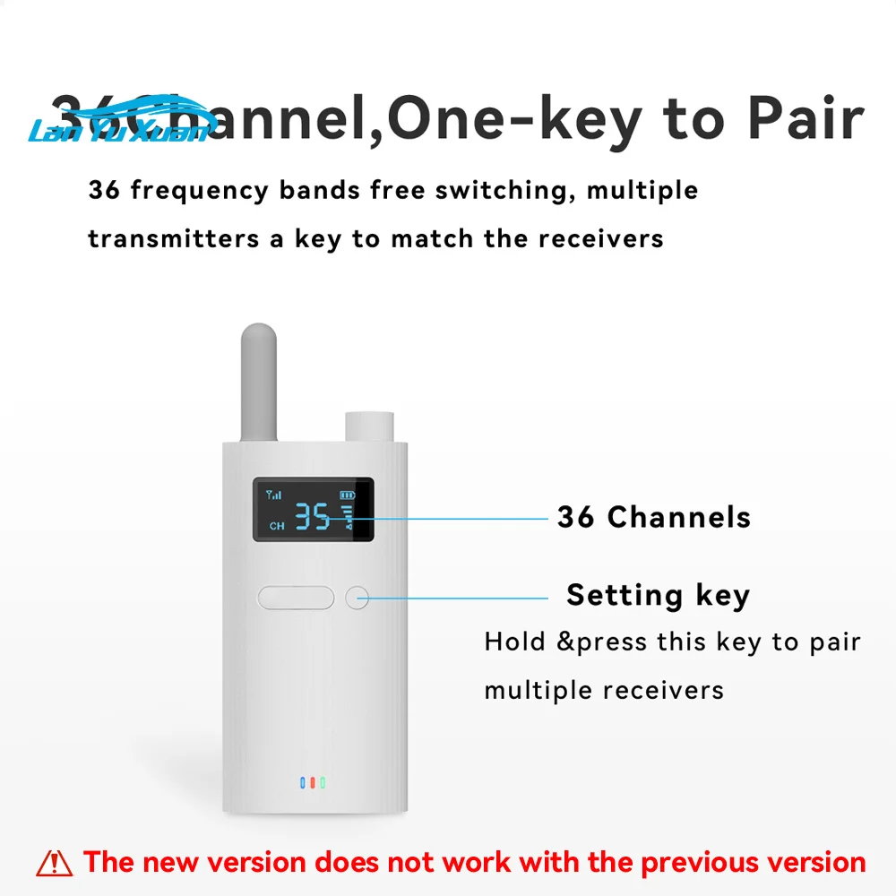 Wireless Tour Guide System with Microphone Portable Audio Transmitter Receiver for Church Excursion Museum Conference