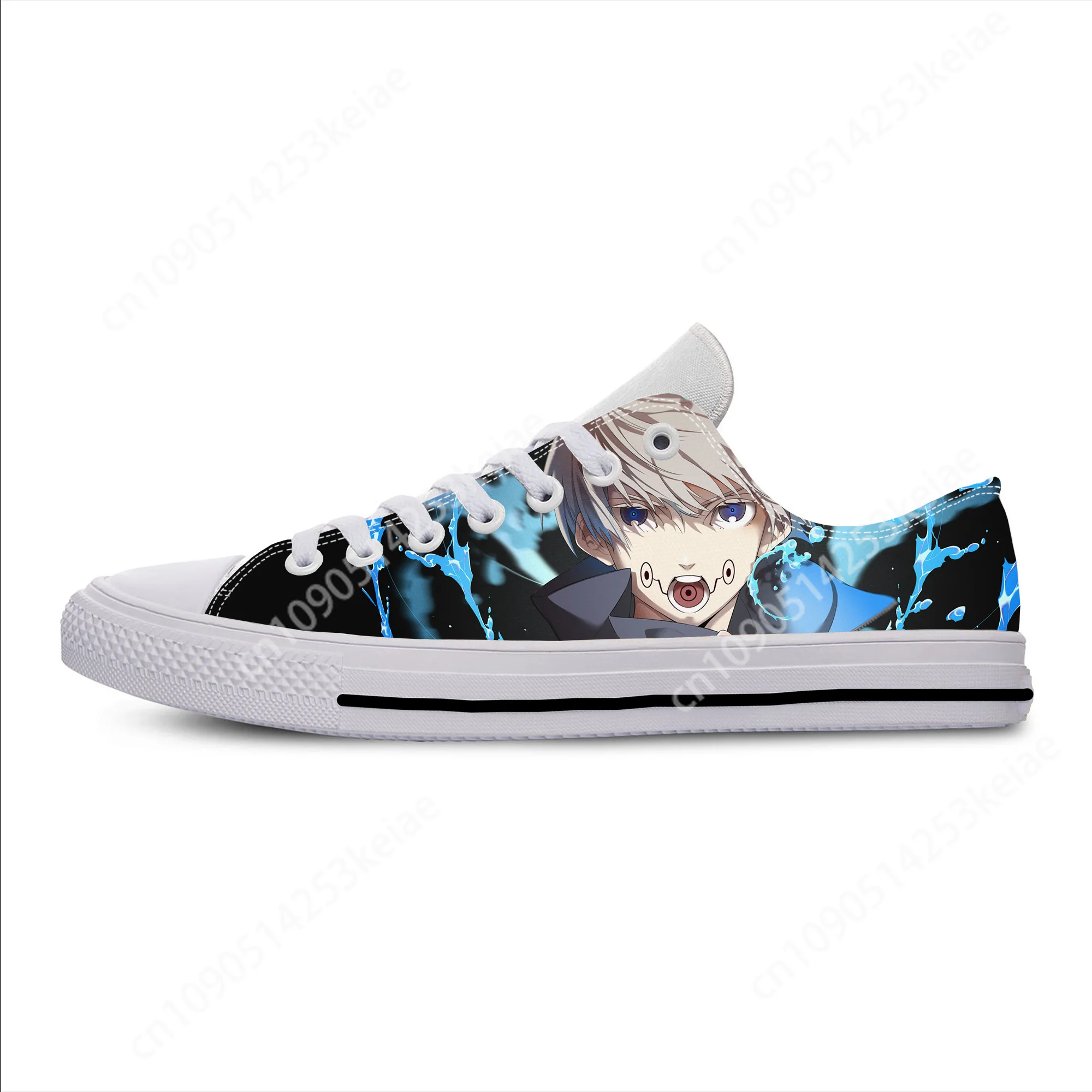 Anime Manga Cartoon Jujutsu Kaisen Inumaki Toge Casual Cloth Shoes Low Top Lightweight Breathable 3D Print Men Women Sneakers