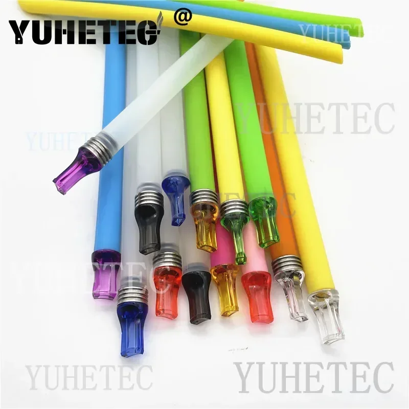 1PC 510 เคล็ดลับหยดสแตนเลสพลาสติก MTL ปากแบน Straw Joint