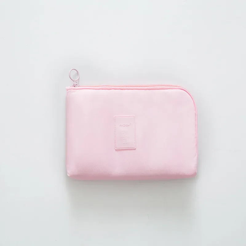 NEW Simple Cosmetic Bag Portable Multifunctional Data Cable Storage Bag Finishing Pouch Portable Travel Business Organizer Cart