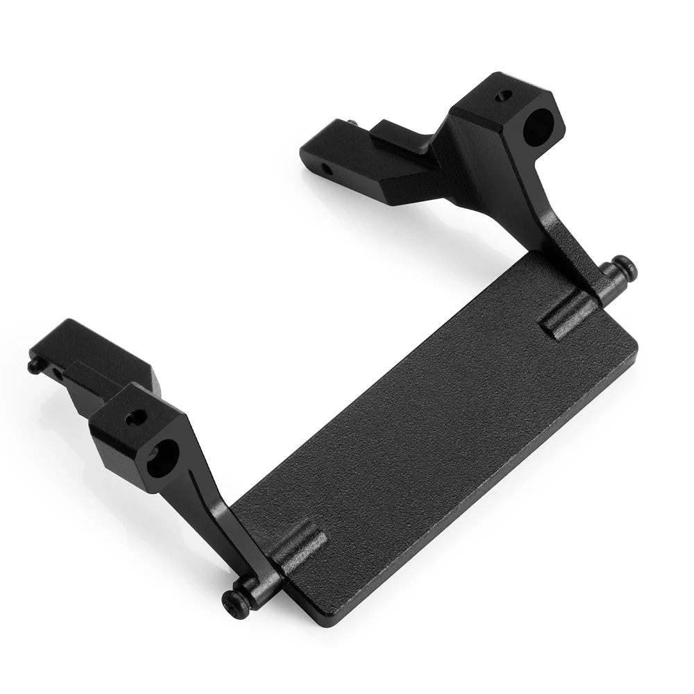 MIBIDAO Alu Front Bumper Mount Rear Body Shell Support Bracket Stand for Axial SCX24 Base Camp 1/24 RC Crawler Car Upgrade Parts