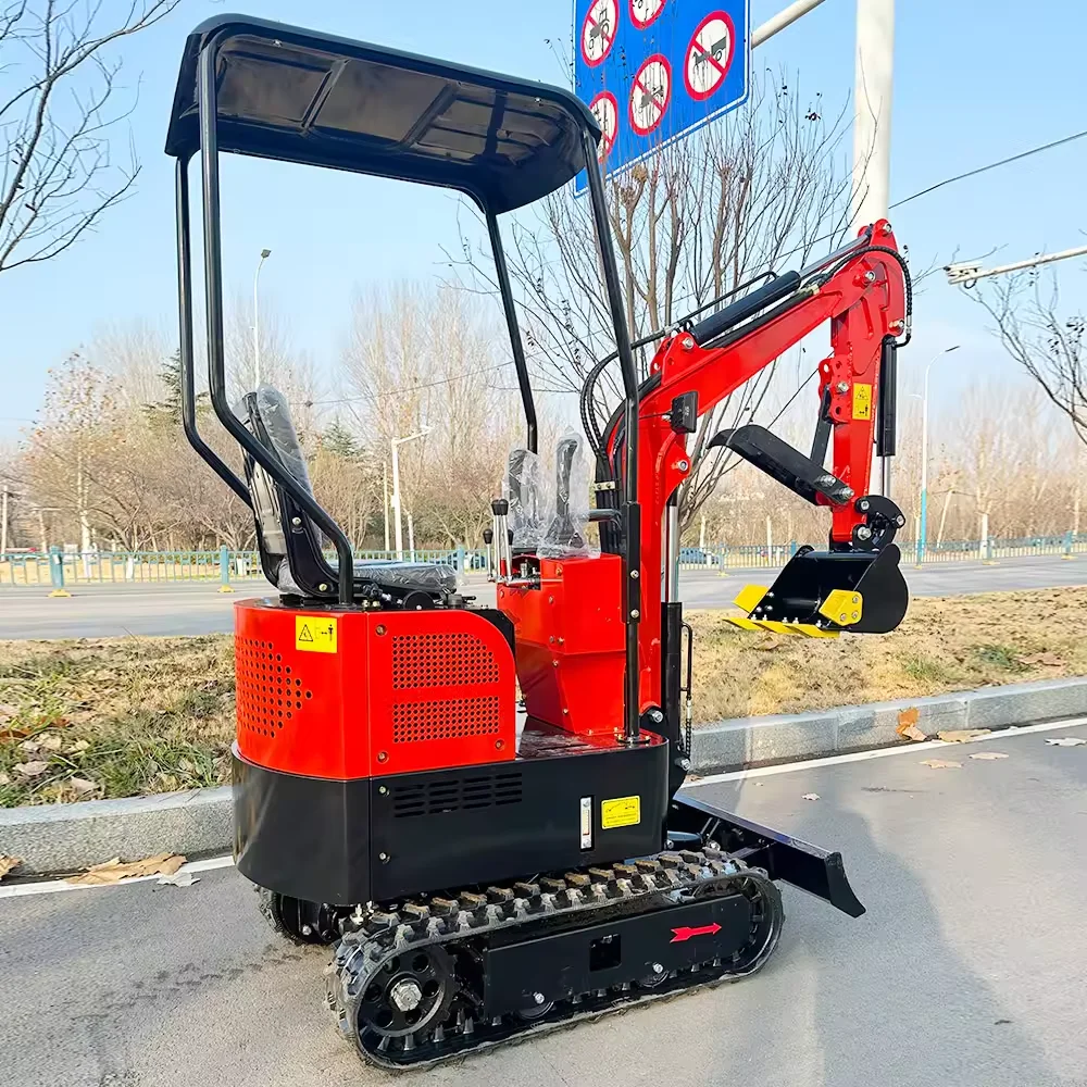 Fabricante de excavadoras de China Venta al por mayor Miniexcavadora hidráulica de 1 tonelada 1800 kg Euro 5/EPA 1,7 toneladas 2,5 toneladas Excavadora pequeña personalizada