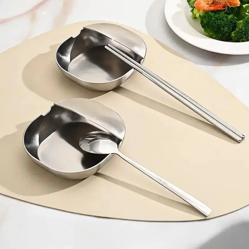 Stainless Steel Ladle and Spatula Stand Heavy Duty Self Standing Utensil Holder for Cooking Counter Storage