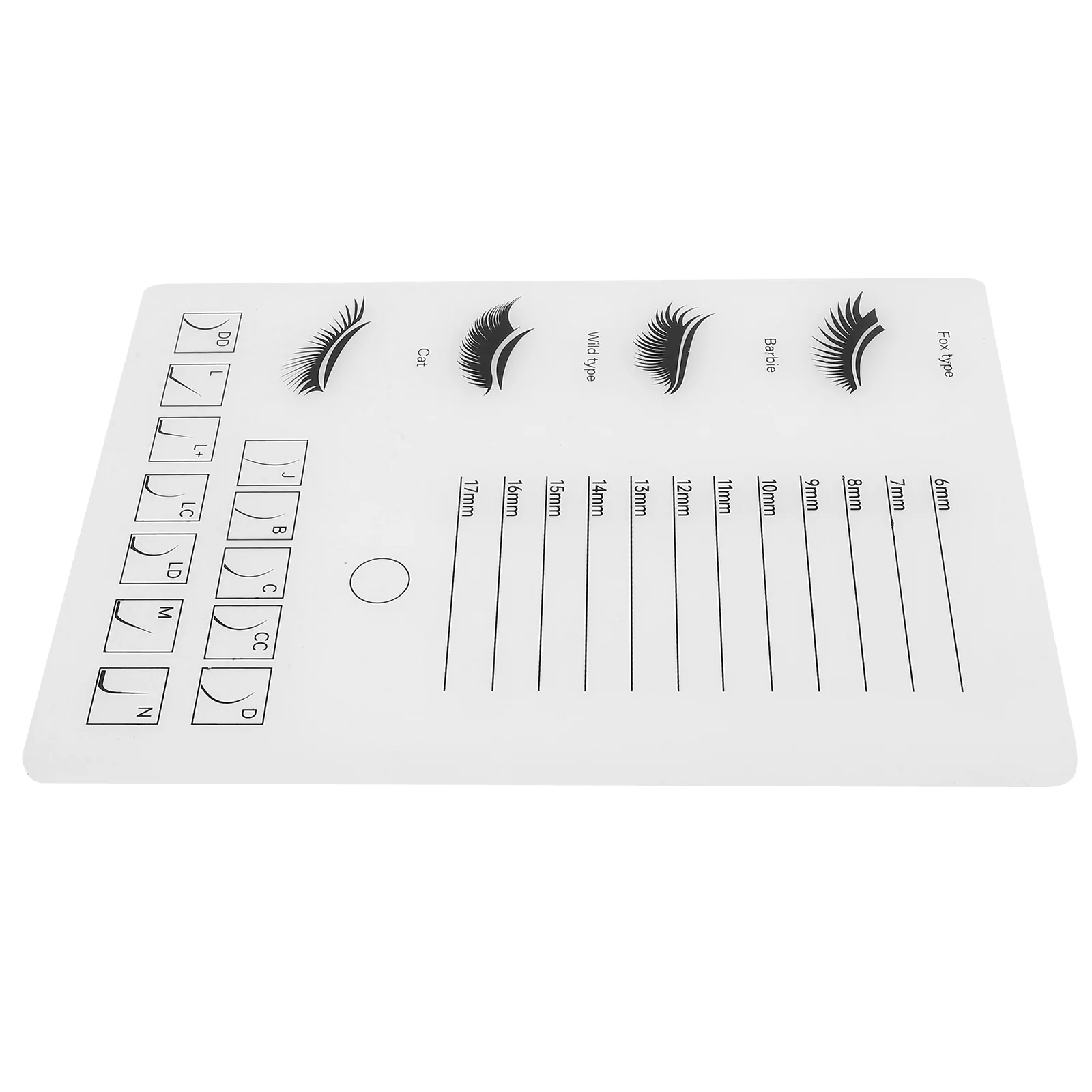 

Acrylic Lash Tiles for Professionals Enhanced Durability Precise Picking Flowering Glue Design Lash Extension Organizer