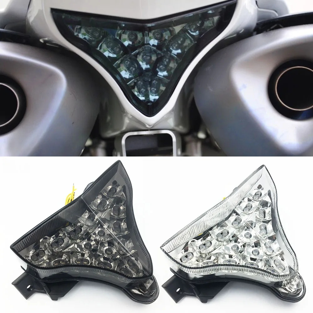 For Yamaha YZF R1 2009 2010 2011 2012 2013 2014 Rear Tail Light Brake Turn Signals Integrated LED Light