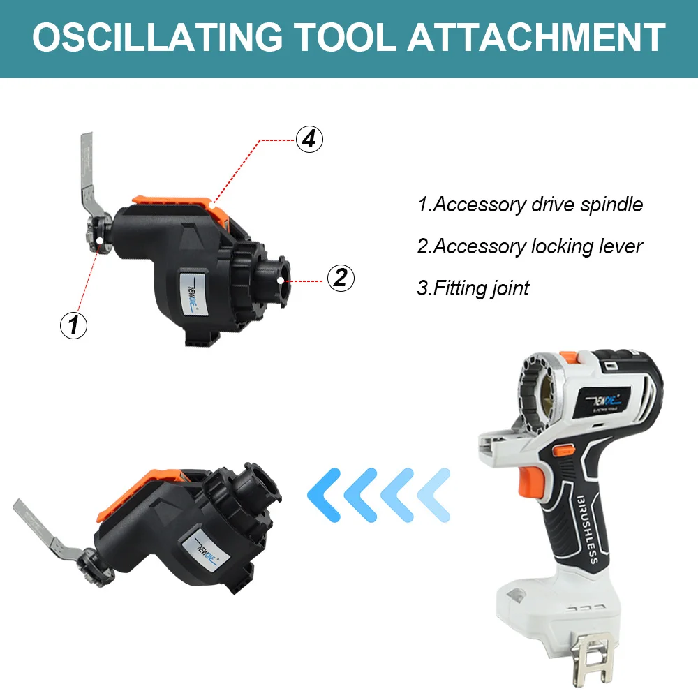 Compatible MAKITA18V Brushless Oscillating tool & drill screwdriver jig/reciprocating/circular saw chainsaw sander Combo kit