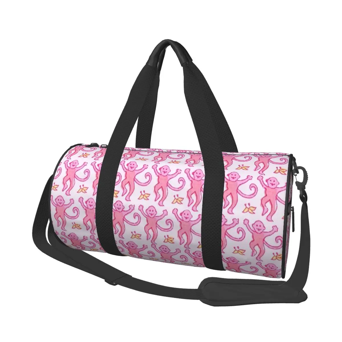 

Preppy Roller Monkeys Rabbit Anime Large Duffle Gym Bag Waterproof Duffle Travel Bags Handbags Fitness bag