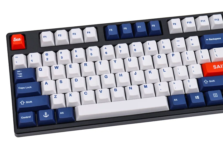 

High content PBT pure material, Navigator keycap MAC key 68 87 75 104 108 98 Drunk deer