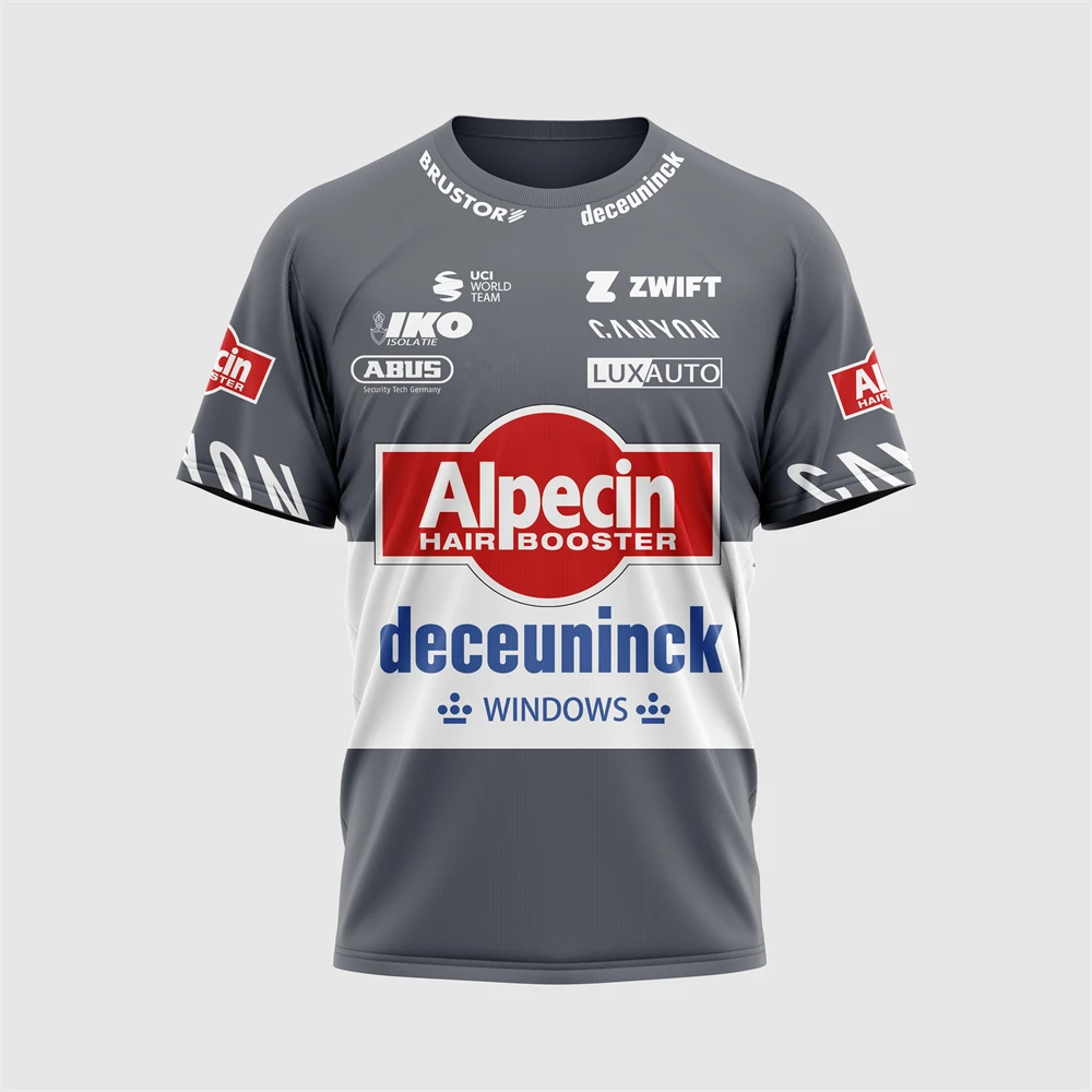 AliExpress DECEUNINCK Team 2025 Cycling Jersey  Clothing T-shirt Outdoor Sports Competition Tour de France Men 3D New Summer Women Children