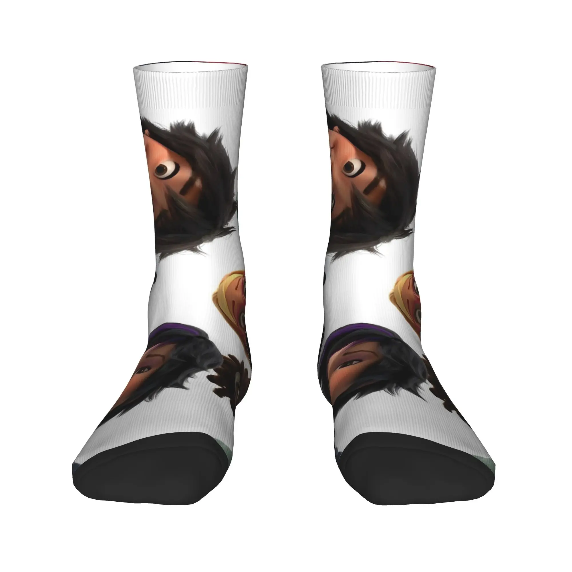 Big Hero 6 Cartoon Socks  Gothic Stockings Adults Men Comfortable Outdoor Sports Socks Spring Printed Anti Bacterial Socks