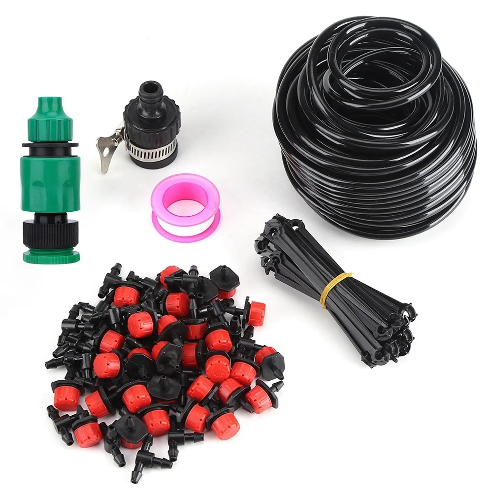 25m-plant-self-watering-garden-hose-kits-diy-micro-drip-irrigation-system