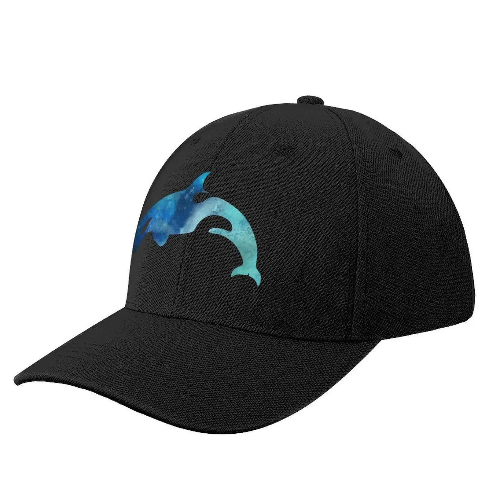 

Orca Killer Whale blue watercolour Silhouette Artwork Baseball Cap Luxury Brand Hat Luxury Brand Girl Men's