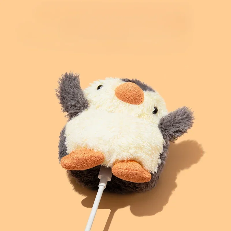 Kawaii Luxury Cartoons Stuffed Penguins Headphone Cover for Apple Airpods Pro 2 3 Charging Cases Protective Cover fashion Pro2 ﻿