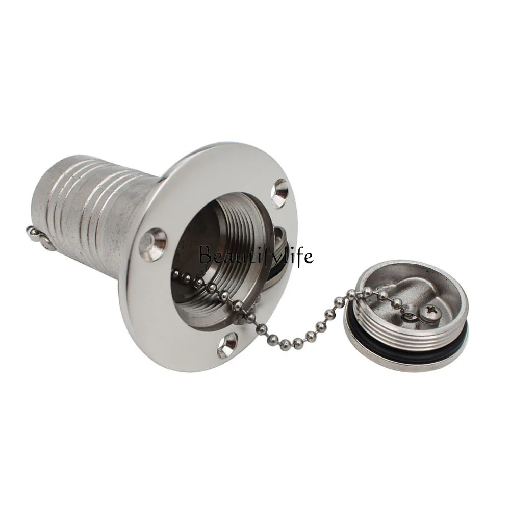 

316 stainless steel refueling port 38/50mm small tongue flip water injection port accessories Marine hardware accessories