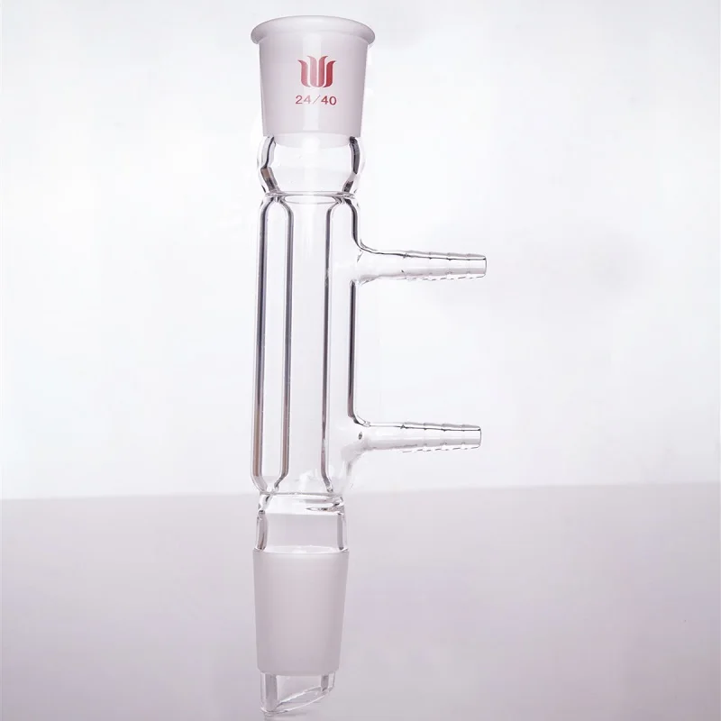 SYNTHWARE-condensador recto de borosilicato, boquilla pequeña de 8mm/10mm, 14/20, 19/22, 24/40, 29/42, C20