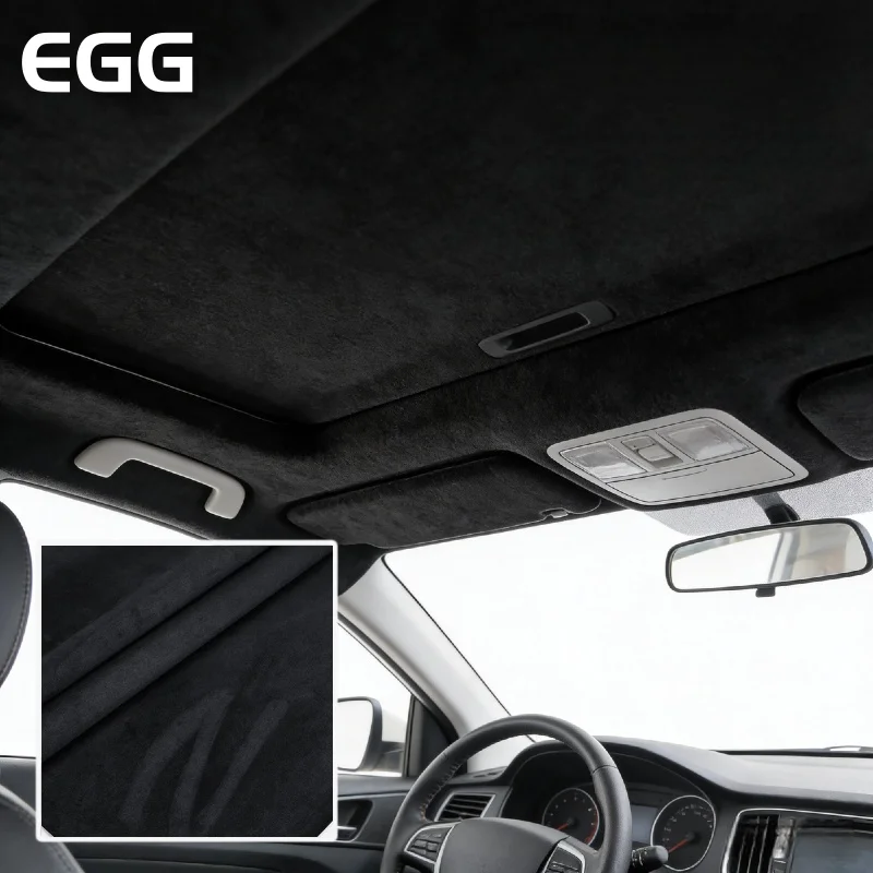 

Самоклеящаяся замшевая ткань для обшивки потолка автомобиля, для обновления интерьера, потолка, приборной панели, дверей и стоек АВ