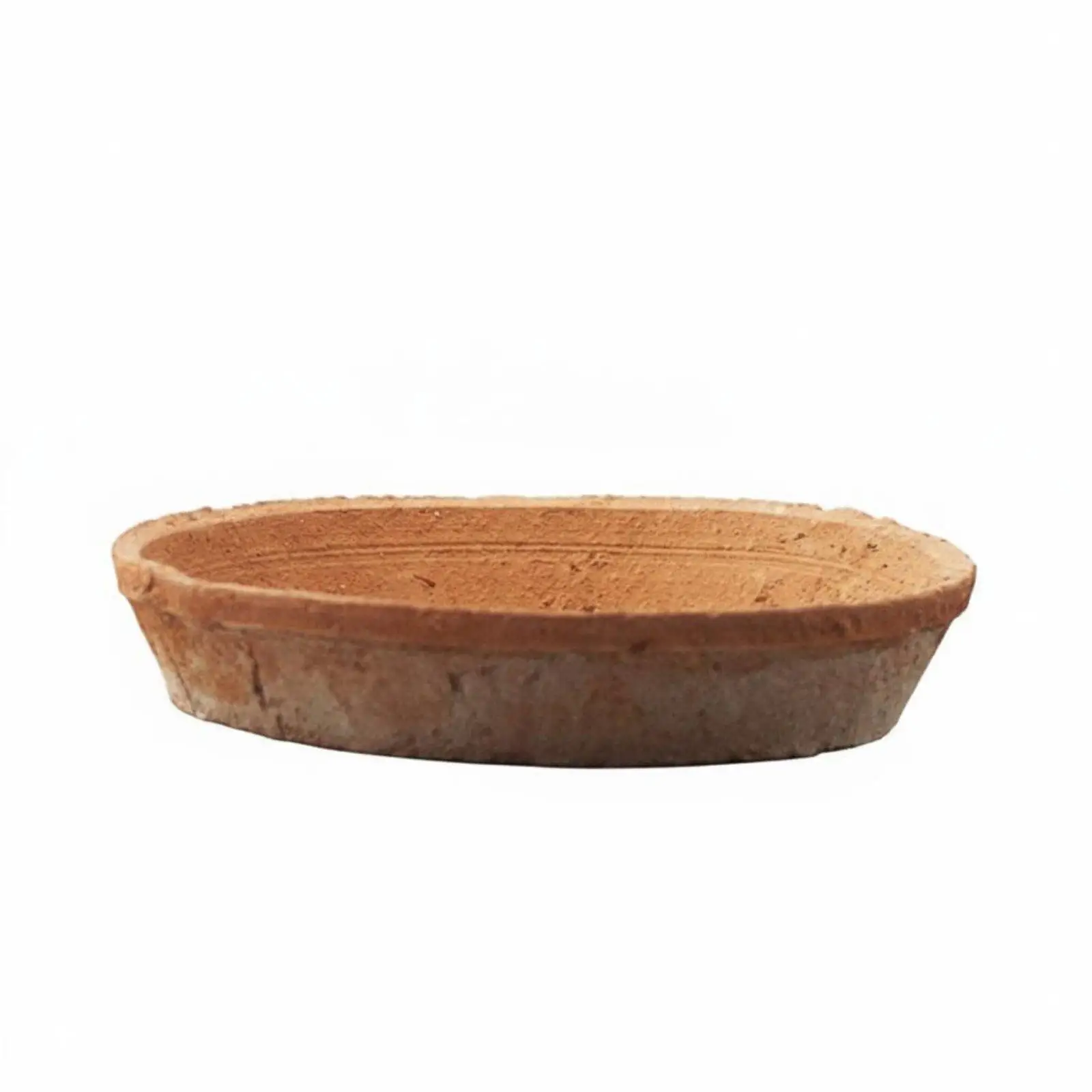 Terracotta Planter Tray Handmade Clay Saucer Rustic Plant Pot Cover for Indoor Houseplants