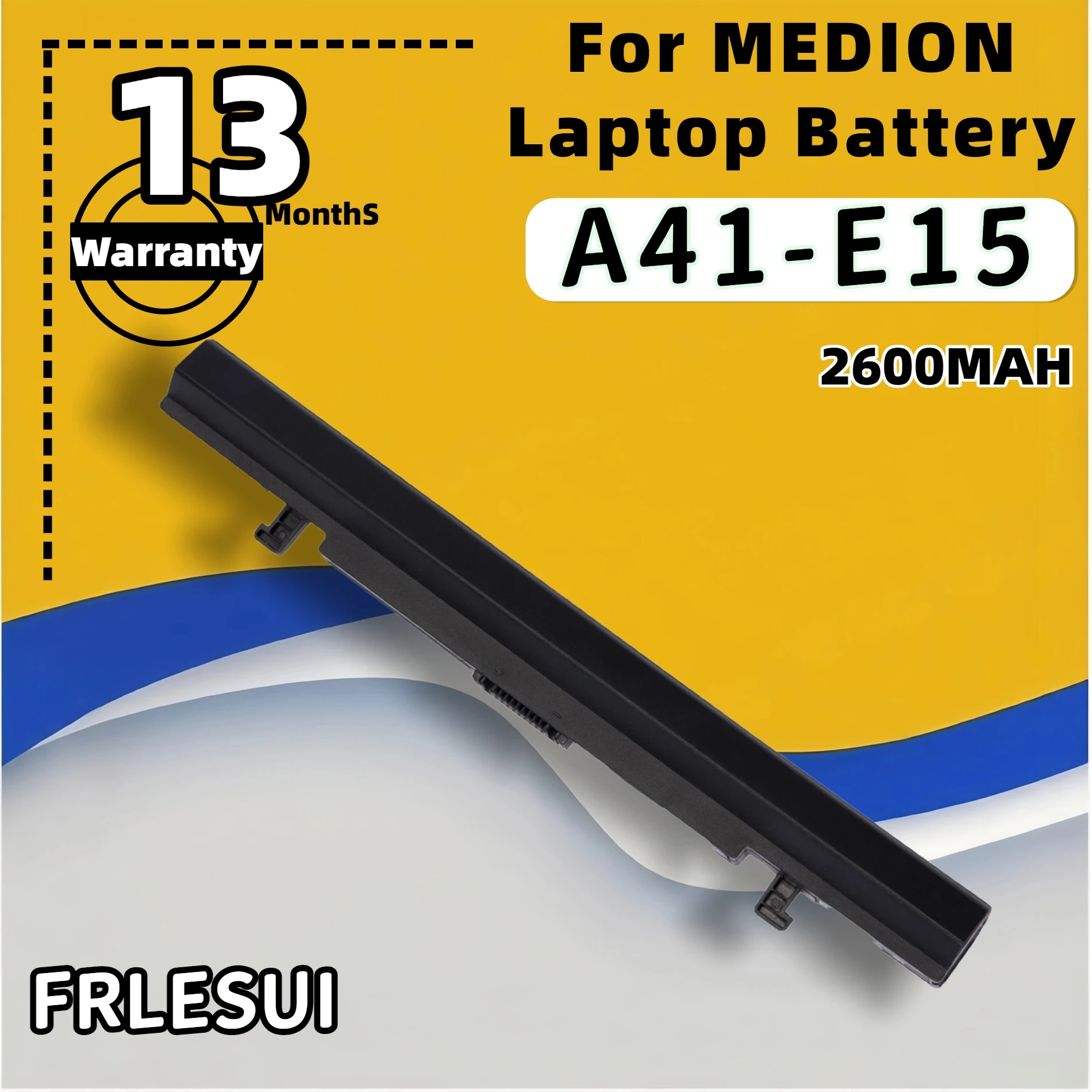 

FRLESUI for Medion Akoya E6429 E6432 E6435 E6436 P6669 P6677 MD60105 60111 MD99970 Notebook A41-E15 Laptop Battery