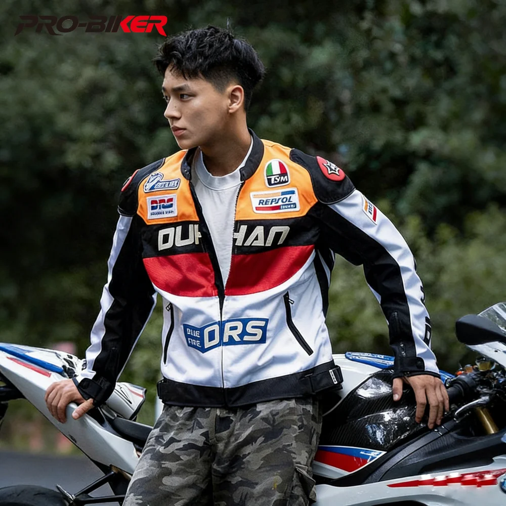 

Motocross Jacket Fall Prevention Moto Clothing Waterproof Motorcycle Vest Anti Fall Jaqueta Masculina Wearable Veste Moto