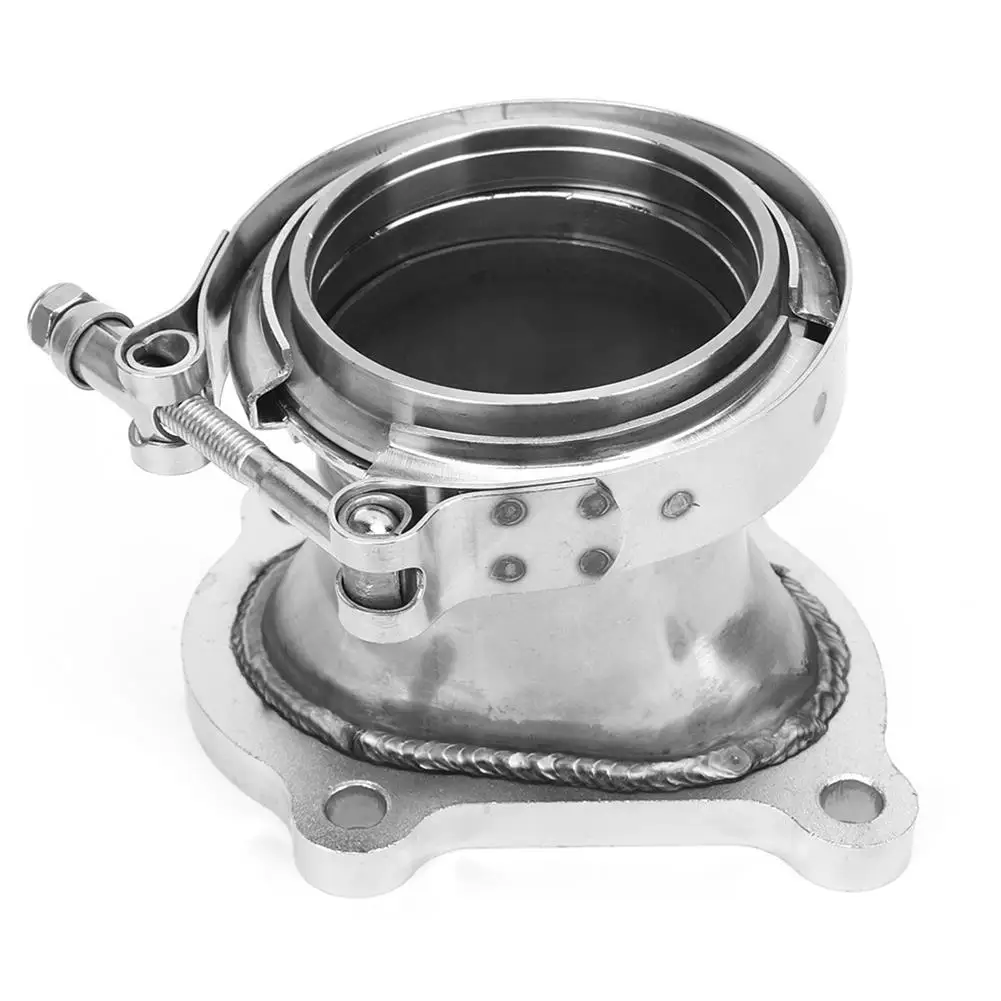 

tamaloha 3in Turbocharger Downpipe Flange Stainless Steel Outlet V-Band Gasket Fits for