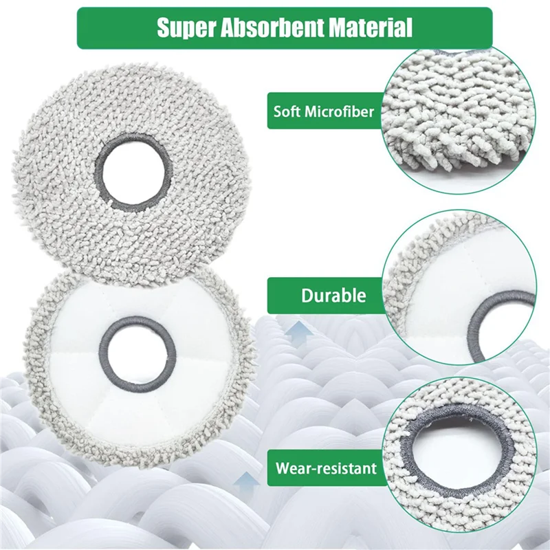 

A7THK-5 комплект запасных частей, набор аксессуаров для ECOVACS DEEBOT T30 Pro Omni, салфетки для роботов, мешки для пыли, боковые щетки, фильтры