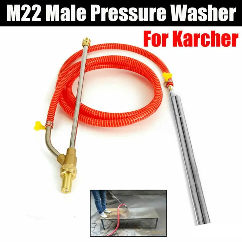 

Fast Sand Blasting Tube Fit for Karcher Series M22 Brass+steel+plastic Material Suitable for Cleaning Oil