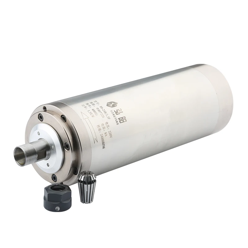 Water-cooled Spindle 1.5kw 24000r Spindle For Woodworking Engraving Machine