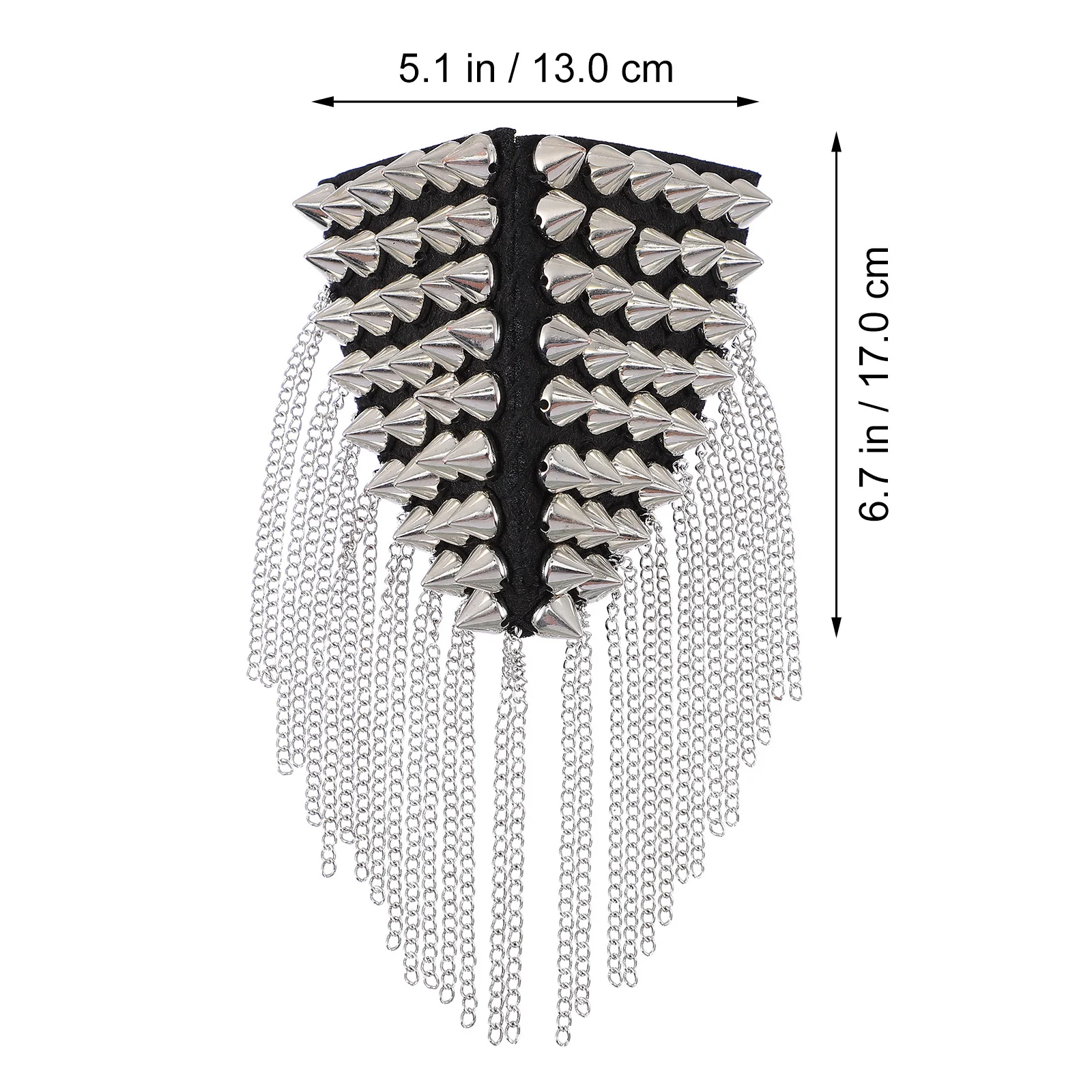 1 قطعة سلسلة شرابة الكتفية برشام ربط سلسلة شارة ملابس أنيقة ملحق مناسبة لسترة موحدة