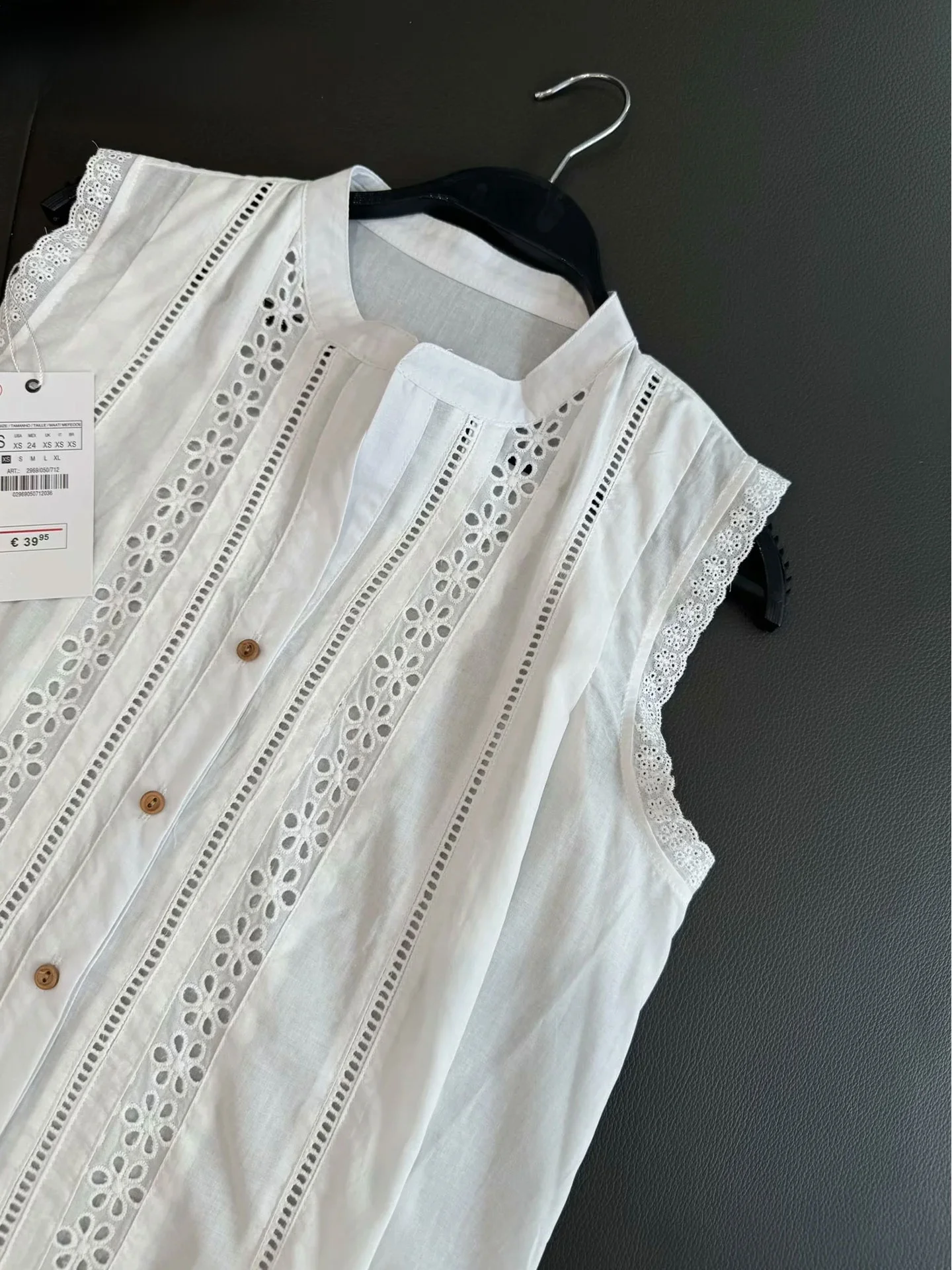 ZAPRHA romantique Sle Vertical à volants haut décontracté femmes irt 2025 nouveau Faion Ele été Svel rond Ne