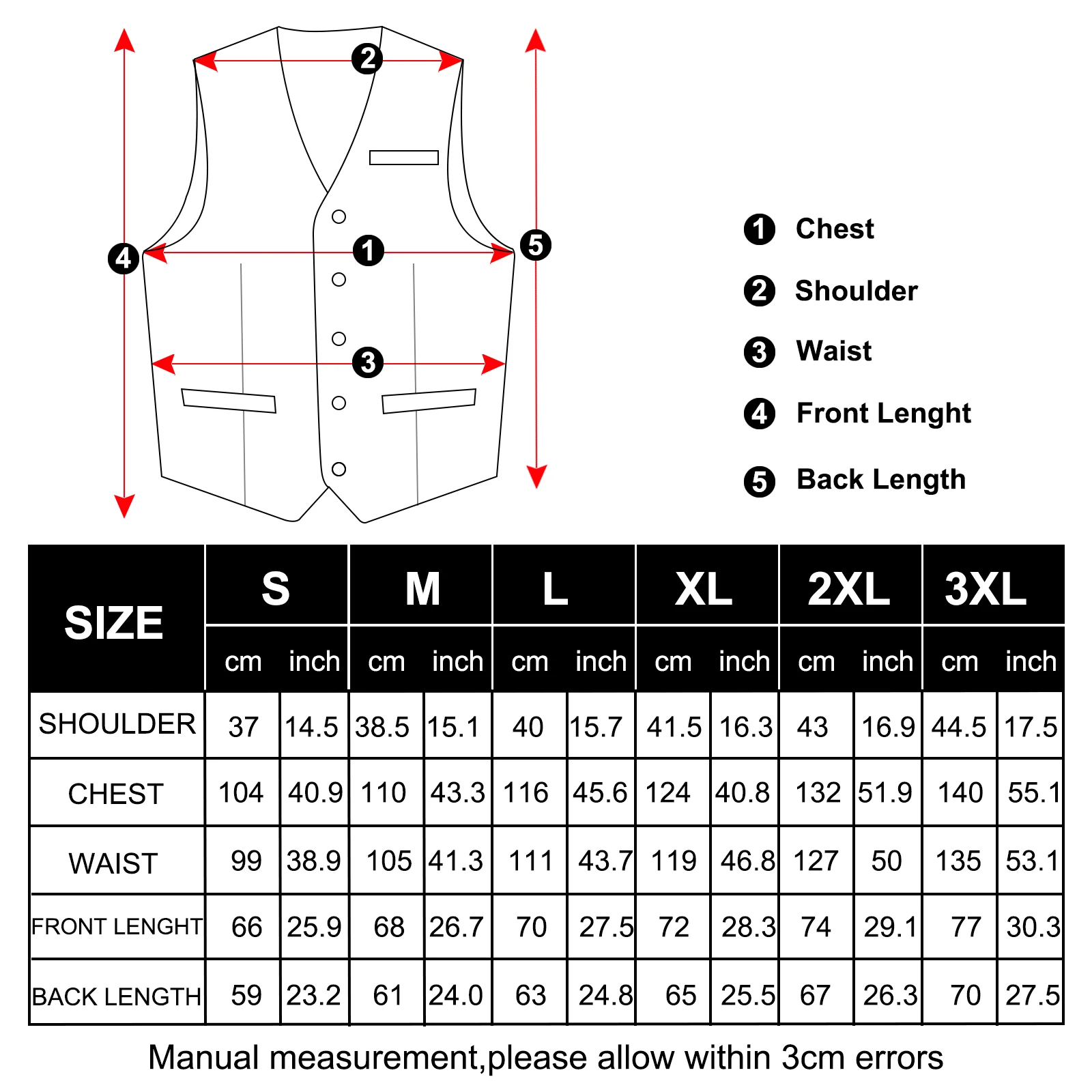 V-neck Solid Black Blue Red Casual Slim Fit Vest Top Casual Sleeveless Waistcoat Gilet Formal Business Jacket