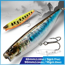 65mm 5g/90mm 10g Surface Pencil Fishing Lure Topwater Walk The Dogs Hard Baits Floating Stickbait For Bass Pike Fishing