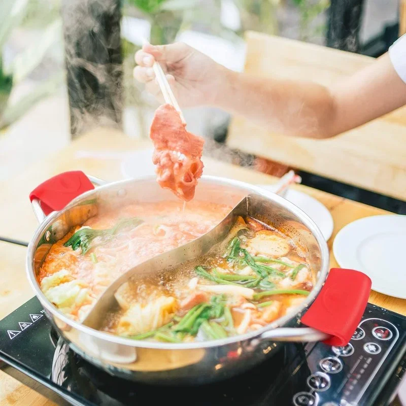 실리콘 장갑 논스틱 내열성 냄비 클립, 거치대 핫 플레이트 클립, 요리 절연 오븐 미트, 미끄럼 방지 베이킹 도구, 2 개