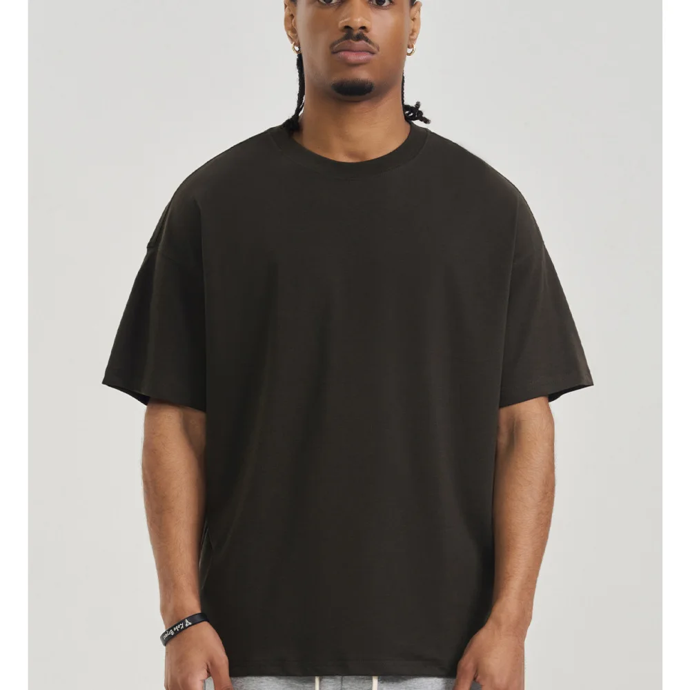 Mens Loose Short Sleeve T Shirt Cooling Menthol Lyocell Sorona Fabric Quick Dry Breathable Casual Sports Wear Summer Top