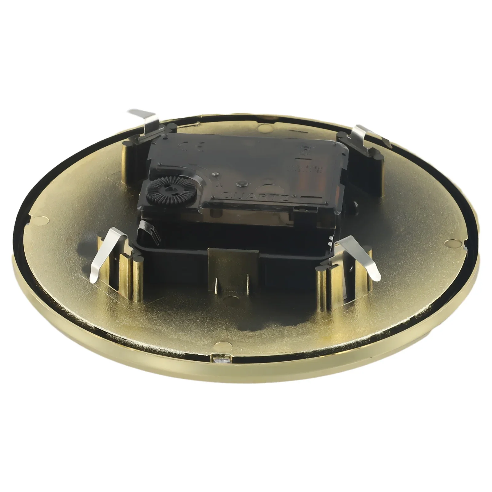 130MM Quartz Clock Movement for DIY Roman Numerals Insert with Gold/Silver Finish for Easy Replacement and Repair
