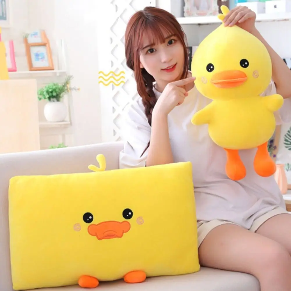 

ПП хлопок мультфильм утка плюшевая подушка косплей мягкая плюшевая утка мягкая кукла пушистая мультяшная желтая утка плюшевые игрушки