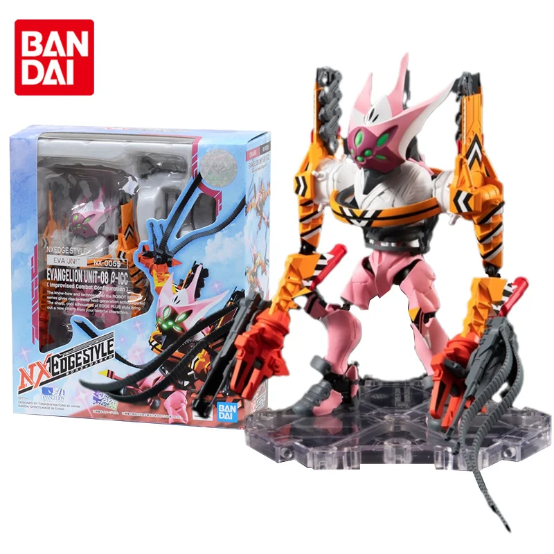 Bandai Genuine Evangelion Anime Figure NXEDGE NX EVA NX-0055 Unit 08 β Collection Model Anime Action Figure Toys for Children