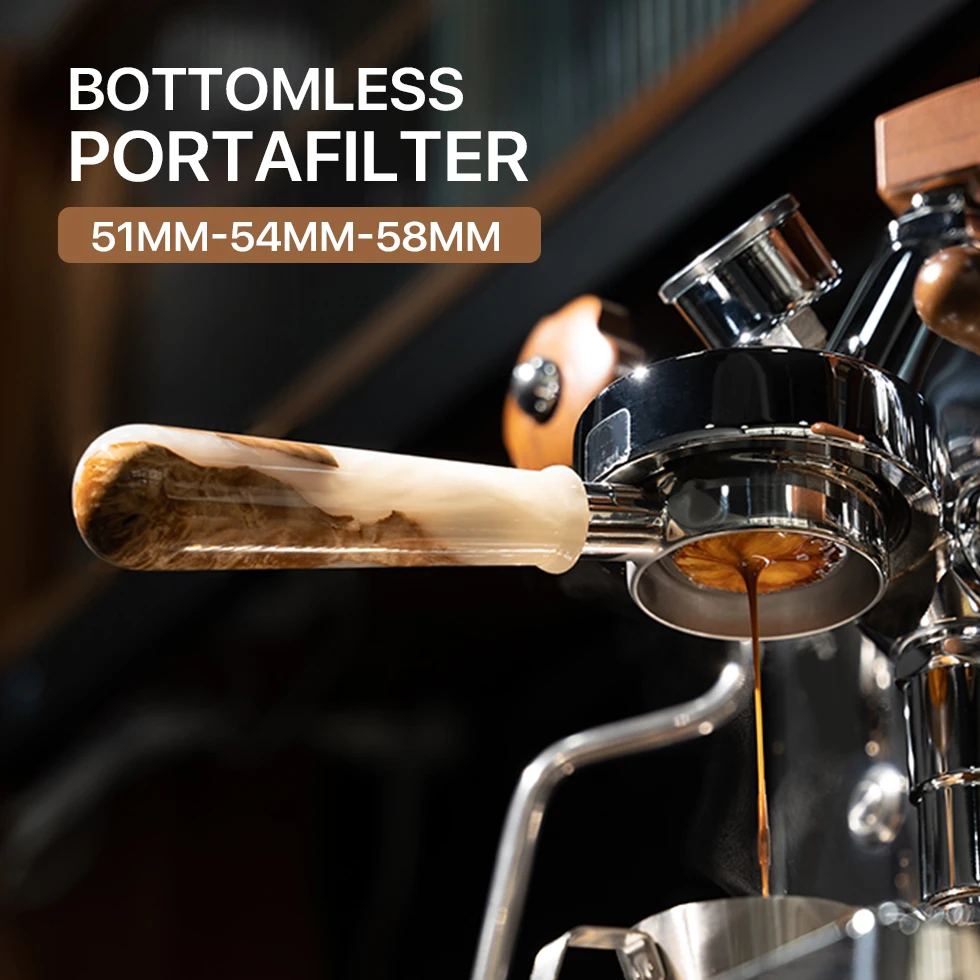 51mm 54mm 58mm Breville Sage Delonghi Coffee Bottomless Portafilter Naked Replacement Filter Basket Barista Espresso Tools